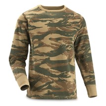 Authentic Greek Military Surplus Issued Lizard Hellenic Camo Sweatshirt ... - $24.86