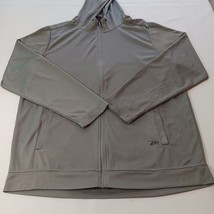 Pro Player Lightweight Men's Gray Full Zip Hoodie Wicking Jacket Size XL image 12