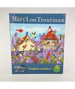 Song Birds And Lilacs By Mary Lou Troutman 550 Pieces Puzzle USA 18” x 2... - £13.15 GBP
