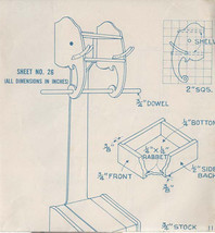 Modern Handcraft , Inc. Sheet No. 26 Lure Display, Fire screen, Hat &amp; Sh... - £1.51 GBP