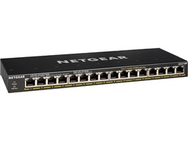 NETGEAR 16-Port Gigabit Ethernet Unmanaged PoE+ Switch (GS316P) - with 1... - $246.99