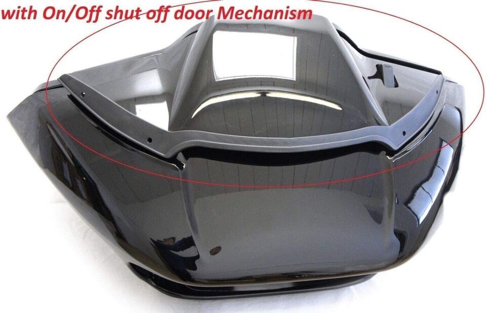 Black Top Air Duct Piece Cover Fairing for Harley Road Glide 2015-UP - $123.75