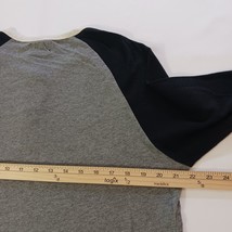 Lee Dungaree Women's Black & Gray 3/4 Sleeve Henley Raglan T-Shirt Size Medium image 13