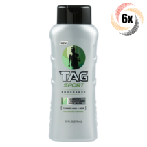 6x Bottles TAG Sport Endurance 3in1 Shampoo Conditioner & Body Wash | 18oz | - $40.26 CAD