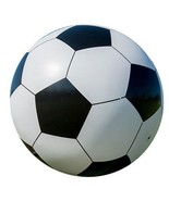2 INFLATABLE WHITE SOCCER BALL 10 in sports novelty inflate blowup toy p... - $89.48 MXN