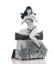 Terry Dodson Art SIGNED Bettie Page Dynamite / Sideshow LE B&amp;W Statue #1... - $296.99