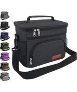 Insulated Lunch Bag for Women Men Reusable Lunch Box for Office Picnic H... - £27.60 GBP