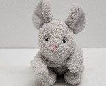 Russ Home Buddies Plush Mouse Cheezy Gray Terrycloth Mini 6&quot; Stuffed Ani... - £19.70 GBP