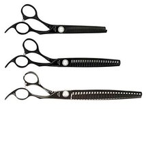 MPP Professional Grooming Shears Black Pearl Thinning Blending Scissors Choose S - £185.94 GBP+