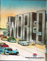 Charlotte Motor SPEEDWAY-WORLD 600 PGM-1982-NASCAR-EARNHARDT-WALTRIP #11 Vf - £80.14 GBP