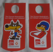 Set Of 2 Different Trink Cocacola 1984 Olympics Decals - £2.74 GBP