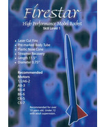 Starlight Rockets Firestar Skill level 1 Model Rocket Kit - £12.45 GBP