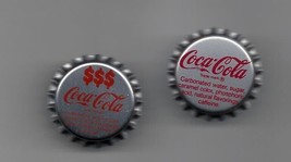 Set of 2 Coca-Cola  different unused  bottle caps - £0.99 GBP