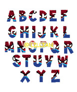 SPIDERMAN Alphabetical ABC to Z Cross Stitch Pattern Patterns - £3.95 GBP