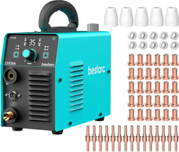CUT35A IGBT Inverter Plasma Cutter &amp; 60Pcs PT31 Plasma Cutter Consumables - $284.40