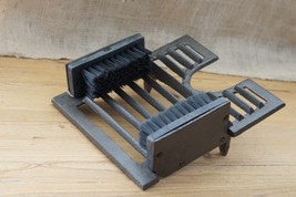 Heavy Duty Cast Iron Angled Boot Scraper Shoe Mat Dirt Cleaner Brush Jack Pull - £34.06 GBP