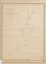 Cape Fear to Sandy Hook 1851 Preliminary North Carolina US Coast Survey Map  - £76.54 GBP