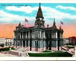 Court House Building Lafayette Indiana IN UNP WB Postcard 1920s T17 - $2.92