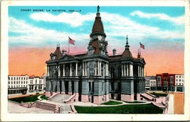 Court House Building Lafayette Indiana IN UNP WB Postcard 1920s T17 - £2.33 GBP