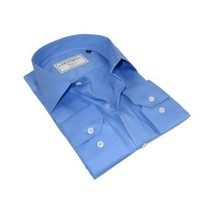 Men's Shirt Charles TYRWHITT Turkey 100% Cotton Spread Collar CHT-13 Blue image 2