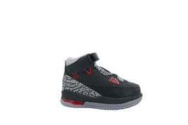 [332099-061] Air Jordan 2.5 Team Toddlers TD Black/Varsity Red-Cement Grey - $37.47