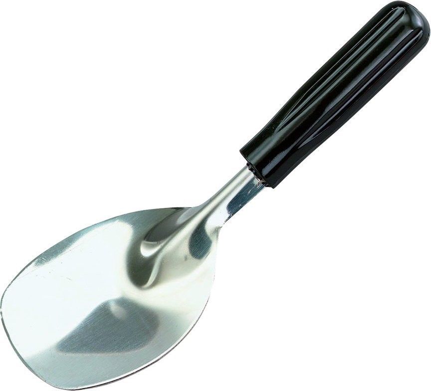Ice Cream, Spade, Stainless Steel, with Black Plastic Handle ( New ) - £9.41 GBP