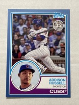 2018 Topps Series 1 - 1983 Insert Blue Parallel #99 Addison Russell Cubs - £6.21 GBP