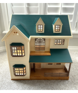 Calico Critters Deluxe Village Hill House Epoch Sylvanian Green Roof Ret... - $124.95
