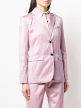 THEORY Femmes Blazer Classic Solide Rose Taille US 4 I1204103 - £182.61 GBP