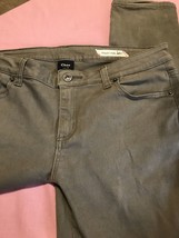 Chor Dark Grey/olive Green Pants Jeggings Slacks Light Rinse Juniors Siz... - $11.88