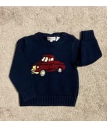 Best &amp; Co. Navy Sweater with Red Pickup Truck - Size 12 months (VGUC) - £7.81 GBP