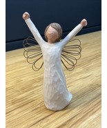 Demdaco Willow Tree Angel of Courage Figurine Knick Knack KG JD - $33.95 CAD