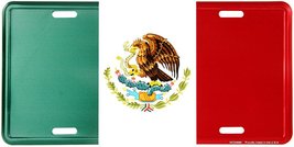 AES Mexico Mexican Flag 6&quot;x12&quot; License Plate Sign Metal Official Size - £5.53 GBP
