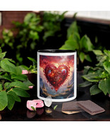 &quot;Heart of Passion Mug - Romantic Fantasy Art Coffee Cup for Love - €13,58 EUR+