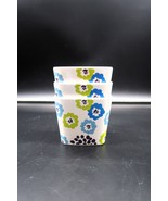 Pier 1 Set of 3 Melamine Dessert Abstract Pattern Ice Cream Bowls - $367.96 MXN