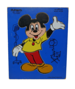 Playskool Walt Disney Mickey Mouse Wooden Puzzle 190-5 - $182.49 MXN