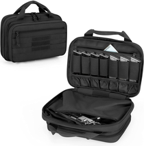 Pistol Soft Case Tactical Gun Range Bag Handguns Storage Magazine Slots ... - $58.45