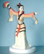 Royal Doulton Chinese Fan Dance HN5568 Figurine Signed World Dances Limi... - $249.90