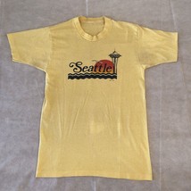 Vintage Seattle Shirt Men’s XS 1980s Skyline Single Stitch Space Needle ... - £20.68 GBP