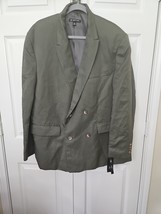 INC International Concepts Men&#39;s 2XL Slim Fit Sport Coat Olive Green NWT... - $39.55