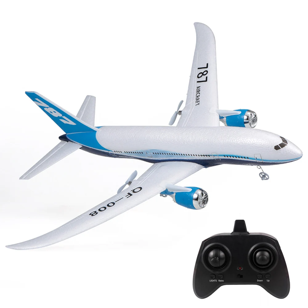 QF008 Boeing 787 Airplane Miniature Model Plane 3CH 2.4G Airplane Diecast Model - £52.28 GBP