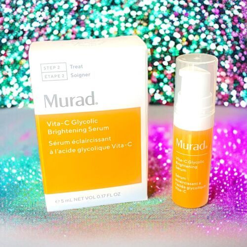 MURAD VITA-C GLYCOLIC BRIGHTENING SERUM 0.17 fl oz New In Box - $14.84