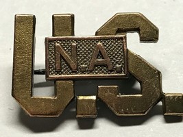 Wwi, U.S. National Army, Drafted Forces, Collar Device, Pinback With Open Loop - $8.86