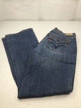 Levi 515 Bootcut Woman Blue Jeans Size 8 Medium Wash Western Cowgirl KG - $376.92 MXN
