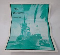 The Discoverer USS Columbus CG-12 1964 Ship Newsletter Peanuts Vintage 60s Navy - £38.00 GBP