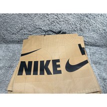 Nike Iconic Swoosh Brown Retail Store Recycled Paper Shopping Bags Bundl... - £18.88 GBP