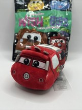 Disney Parks Pixar Cars Land 2021 Wishables Red Fire Engine Truck Plush - £10.19 GBP