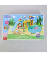 New Peppa Pig Toys Peppa&#39;s Waterpark Playset Favorite Places Preschool Toys - £14.94 GBP