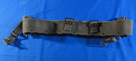 WWII BRITISH UK INFANTRY MILITARY PISTOL WEBBING BELT 44 JUNGLE TYPE 33-... - £26.90 GBP