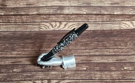 Naturally Crushed Abalone Shell Twist Pen with Blue, White, and Aqua Col... - $44.99